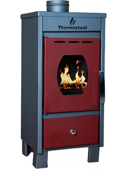 Thermosteel Χ10 Red Ατσάλινη Ξυλόσομπα 10.5kW