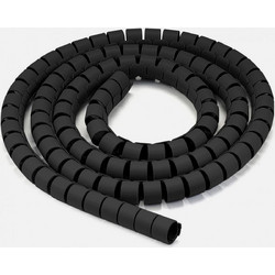 Techly ISWT-CAN2-BK20 Σπιράλ Καλωδίων - O 25 mm, Μήκος 20 m & Μαύρο