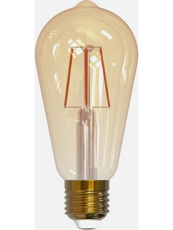 GBC HEYBULB Smart WiFi LED E27 7W - 2200K Dimmable Νήμα ST64, Alexa & Google Home