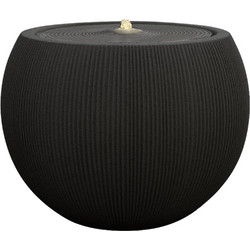 Διακοσμητικό Συντριβάνι Monolith 0380-8 53x53x41,1cm Black Supergreens Ρητίνη