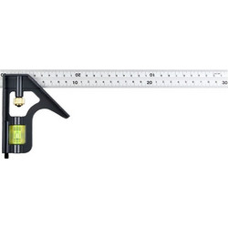 PROLINE γωνιόμετρο 21230 με αλφάδι, 30cm
