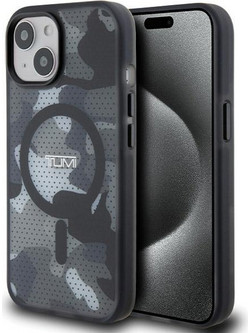 Tumi Frosted Camo Print MagSafe - θήκη για Apple iPhone 15 / 14 / 13 - Μαύρο