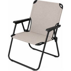 ΠΟΛΥΘΡΟΝΑ ΘΑΛΑΣΣΗΣ ΜΕΤΑΛΛΙΚΗ TAUPE ΧΡΩΜΑ 54X54X75cm HDT18-07/2