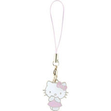 Λουράκι τηλεφώνου Hello Kitty HKCPMKP ροζ με γούρι, χαριτωμένο γατάκι