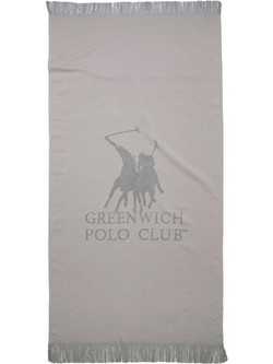 Greenwich Polo Club 3778 Πετσέτα Θαλάσσης Γκρι 80x170cm