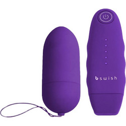 bswish Bnaughty Classic Unleashed Δονητής Egg για Ζευγάρια με Τηλεχειριστήριο Μωβ