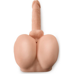 Pipedream PDX Dirty Talk Bad Boy Pocket Anal Αυνανιστήρι με Dildo & Δόνηση 15cm Flesh