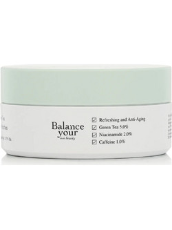 Ondo Beauty 36.5 Caffeine & Green Tea & Eye Patches για Αντιγήρανση με Πράσινο Τσάι 90ml