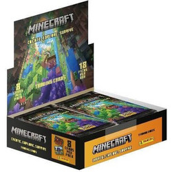 Minecraft - Create, Explore, Survive Trading Cards Flow Packs Display (18)
