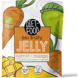 Diet Food Βιολογικά Ζελεδάκια Mango & Καρότο Χωρίς Ζάχαρη 50g 18788