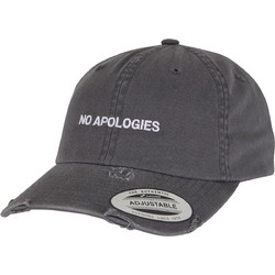 Mister Tee No Apologies Low Profile Destroyed Cap darkgrey one