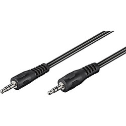 GOOBAY καλώδιο ήχου 3.5mm 50019, 3 pin stereo, 1.5m, μαύρο