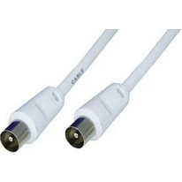 Καλώδιο Κεραίας Coax Male to Coax Male 5m White 12075