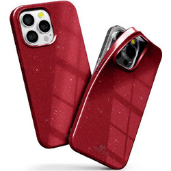 Mercury Goospery Pearl Jelly Back Cover Red (iPhone 13 Pro)