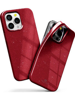 Mercury Goospery Pearl Jelly Back Cover Red (iPhone 13 Pro)