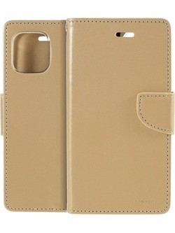 Θήκη Book Goospery Bravo Diary για Apple iPhone 12 Mini Χρυσό