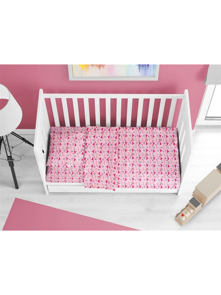 ΠΑΠΛΩΜΑΤΟΘΗΚΗ ΕΜΠΡΙΜΕ bebe Fox 525 120X160 Pink 100% Cotton