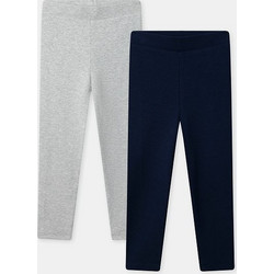 Σετ Παιδικά Κολάν για Κορίτσια Navy/Grey 2 τμχ ΜΠΛΕ