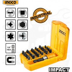 INGCO AKSD68303 ΚΑΤΣΑΒΙΔΟΜΥΤΕΣ 25mm IMPACT ΣΕΤ 30 ΤΜΧ