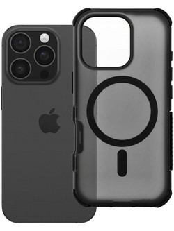 Forcell F-Protect BumperX Premium MagSafe Back Cover Black (iPhone 16 Pro)