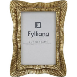 ΚΟΡΝΙΖΑ Fylliana FL0204 10x15 ΧΡΥΣΟ ΧΡΩΜΑ 15x2x20εκ