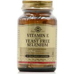 Solgar Vitamin E with Yeast Free Selenium 50 Κάψουλες