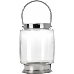 Κυλινδρικό Φωτοφόροψμε inox βάση,19cm