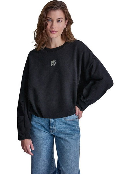 Mπλούζα Φούτερ Dkny DJ6T1766-BSV Γυναικείο