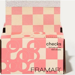 ΑΛΟΥΜΙΝΟΧΑΡΤΟ ΦΥΛΛΑ 5X11 CHECKERED PINK FRAMAR 500ΤΕΜ