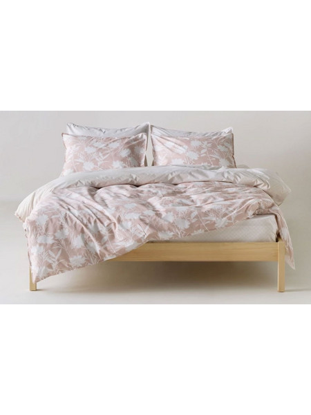 Κουβερλί Rosaira 18 Pink-White Kentia Υπέρδιπλo 230x250cm 100% Πενιέ Βαμβάκι