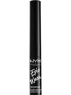 Nyx Epic Wear Liquid Liner Silver Metal Πινέλο Eyeliner