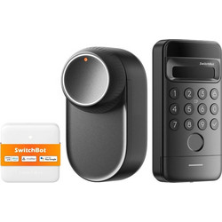 SwitchBot Ultra 3-in-1 Smart Lock with Hub Mini Matter Control Panel and Vision Keypad