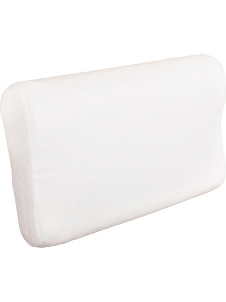 ΜΑΞΙΛΑΡΙ ΥΠΝΟΥ BEZEL MEMORY FOAM ΛΕΥΚΟ ΥΦΑΣΜΑ 55x32εκ