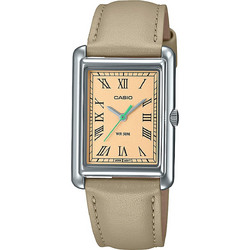 Casio Classic Γυναικείο Ρολόι με Μπεζ Δερμάτινο Λουράκι LTP-B165L-5B