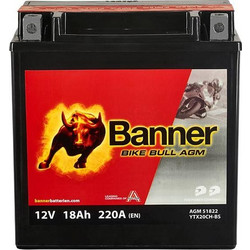 Banner Μπαταρία Μοτοσυκλέτας YTX20CH-BS 220A 18Ah