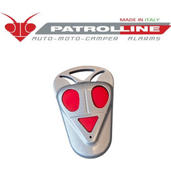 PATROLLINE MAX COV-AR Kαπακια Τηλεχειριστηριου Talismano Χρωμα Ασημι Με Κοκκινο