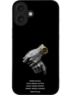 Sonique Men's Edition Θήκη Three Rules (iPhone 16 Plus)