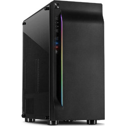 Inter-Tech A-3411 Creek Gaming Midi Tower Κουτί Υπολογιστή RGB με Πλαϊνό Παράθυρο