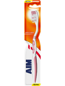 Aim Anti-Plaque Medium Οδοντόβουρτσα Μωβ