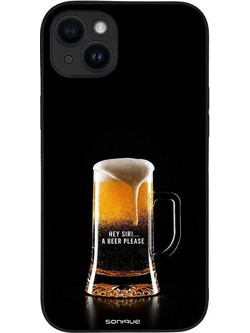 Sonique Men's Edition Back Cover με Σχέδιο «One Beer, Please» (iPhone 14 Plus)