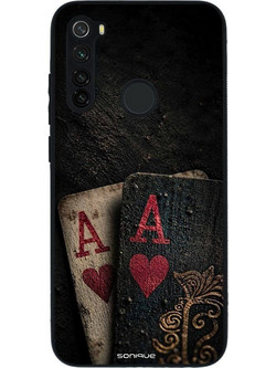 Sonique Men's Edition Θήκη με Σχέδιο «Άσος» (Xiaomi Redmi Note 8 / Redmi Note 8 2021)
