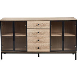 Έπιπλο τηλεόρασης μπουφές Nextdeco ξύλινο Υ85x40x160 εκ