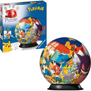 Παιδικό Puzzle Ravensburger 3D Puzzleball Pokemon 72 Κομμάτια