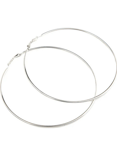 RO Accessories Γυναικεία Σκουλαρίκια Κρίκοι Ασημί E1S/90