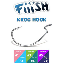 Fiiish Αγκίστρια Black Minnow Krog