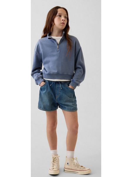 Παιδικό Ψηλόμεσο Τζιν Σορτς Dolphin Medium wash