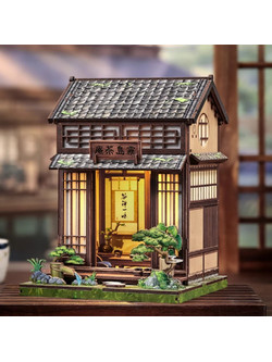 Cutebee Kirishima Cha-an 3D Book Nook DIY 145 Κομμάτια 19.2cm