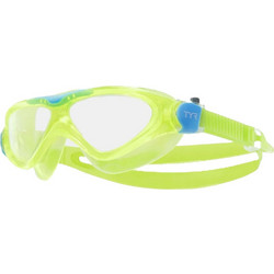 TYR Rogue Youth Fit Swim Mask Παιδικά Γυαλάκια Κολύμβησης Lime LGRSMKD892