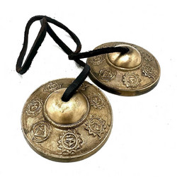 Tibetan Tingsha - Seven Charkra - approx 7cm
