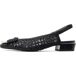 AZUCENA 2 RAFFIA MID HEEL BALLERINAS WOMEN HISPANITAS
